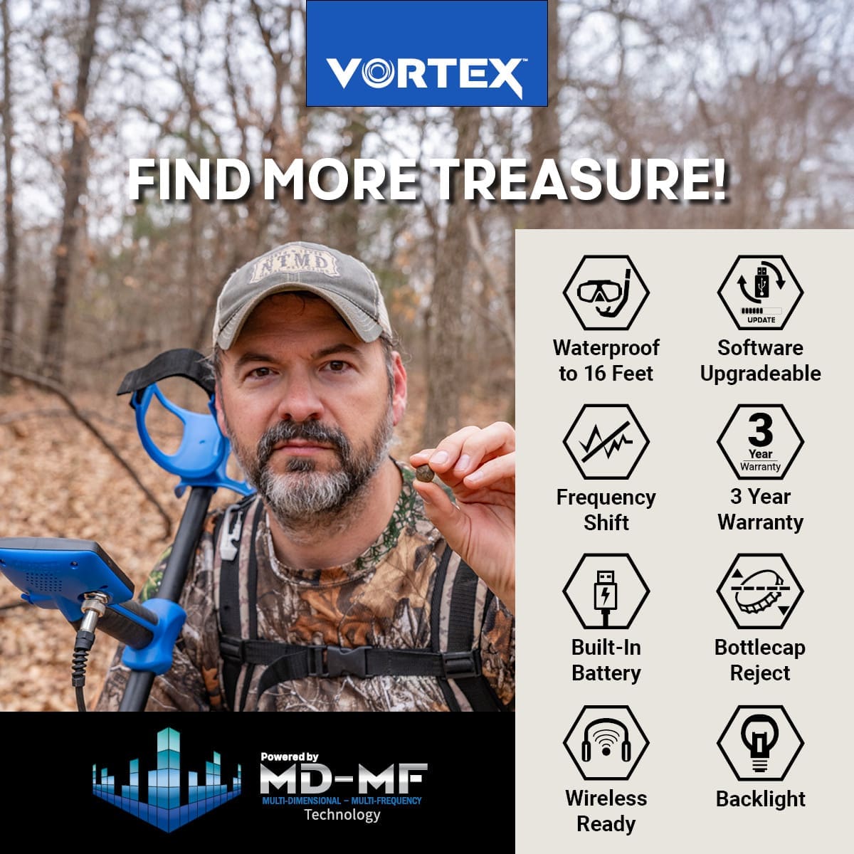 Garrett Vortex VX7 arazi kullanım testi